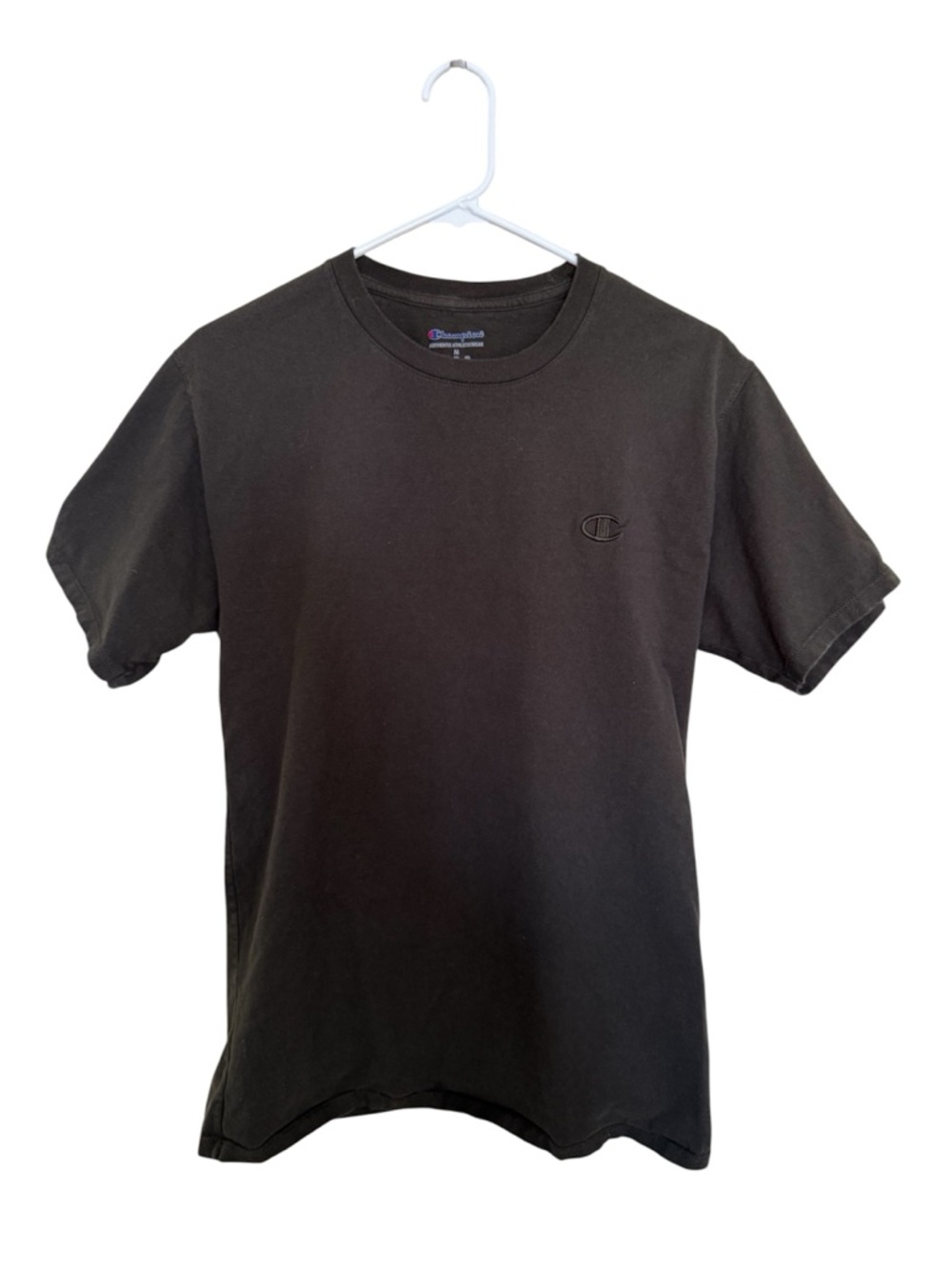 Champion Olive Green Short Sleeve Logo Tee